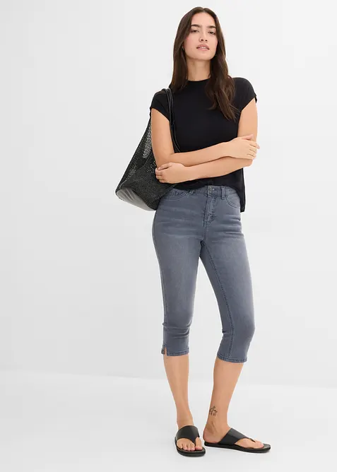 Stretchy capri jeans, bonprix