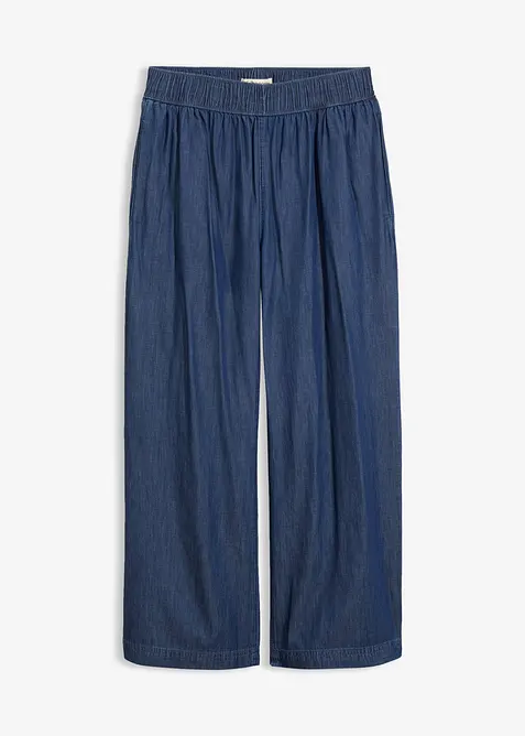 Wide leg-jeans, High Waist, cropped, bonprix
