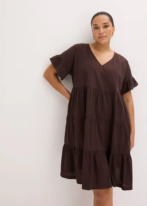 Kjole i 100% bomull, bonprix
