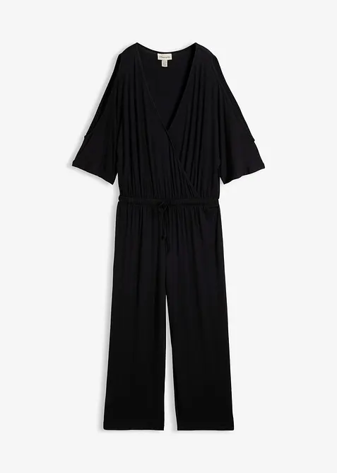 Jumpsuit i lett viskosejersey, bonprix