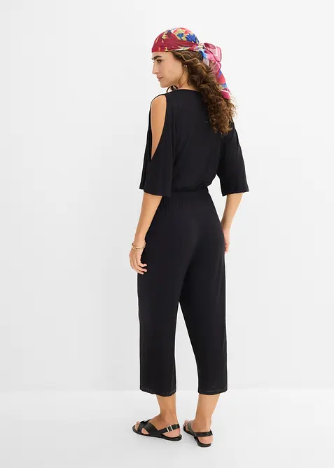 Jumpsuit i lett viskosejersey, bonprix