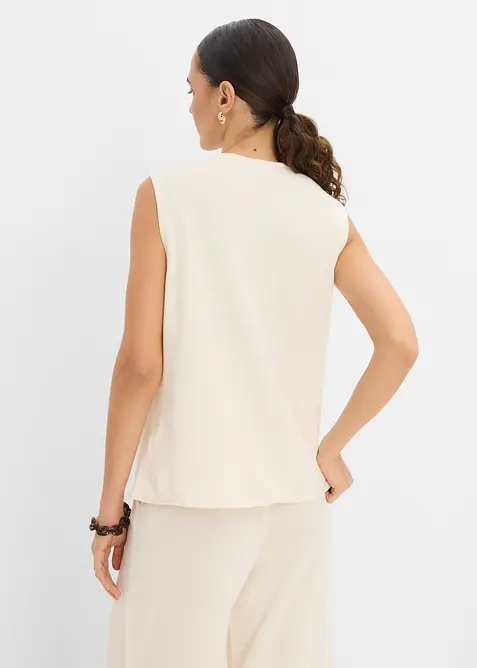 Sommervest i strikket materiale, bonprix