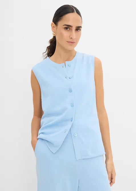 Sommervest i strikket materiale, bonprix