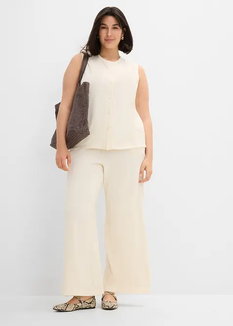 Sommervest i strikket materiale, bonprix