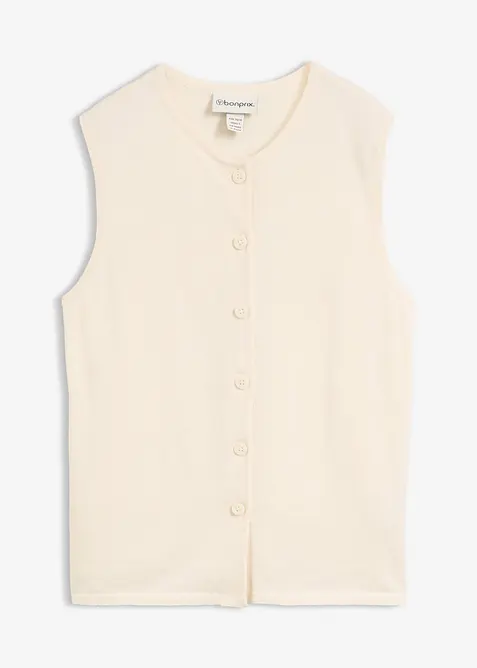 Sommervest i strikket materiale, bonprix