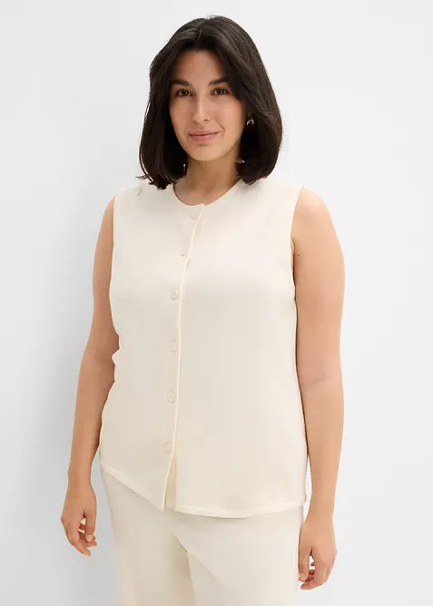 Sommervest i strikket materiale, bonprix