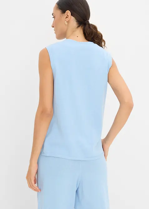 Sommervest i strikket materiale, bonprix