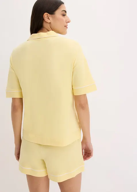 Kort pyjamas i myk viskoseblanding, bonprix