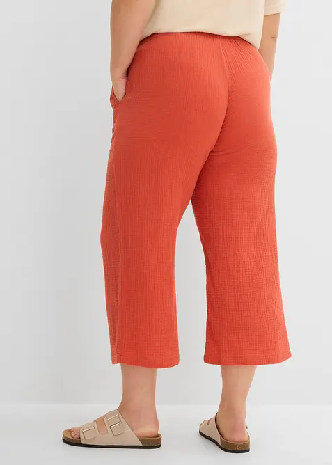 Culottes i bomullsmusselin, bonprix