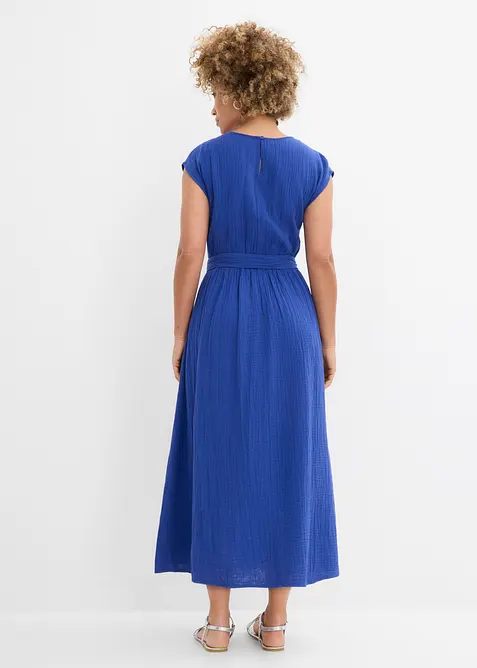 Midikjole i 100% bomull, bonprix
