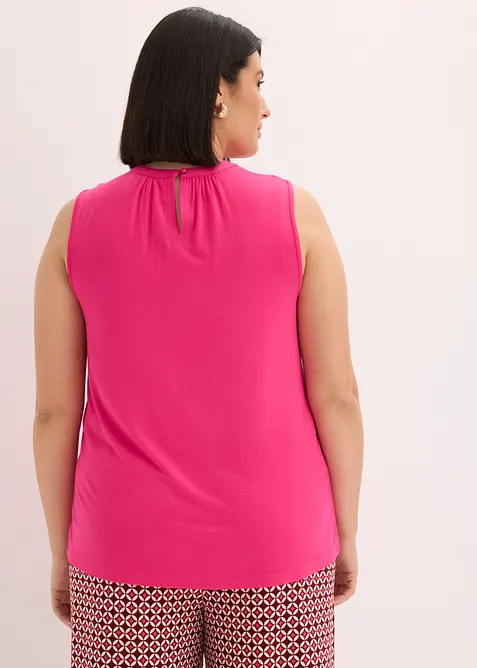 Blusetopp i jersey, bonprix