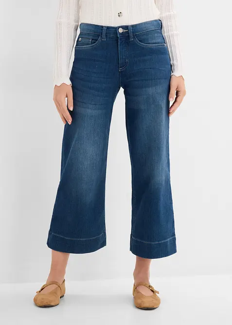 7/8-culotte i ultrasoft denim, bonprix