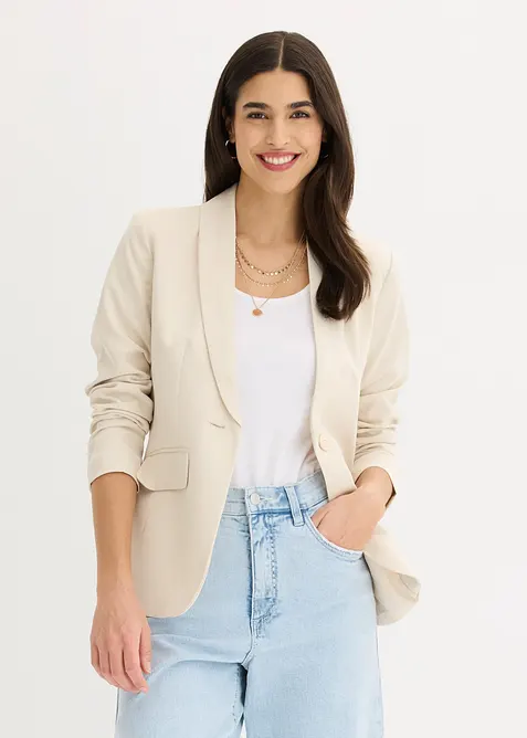 Blazer med knapp, bonprix