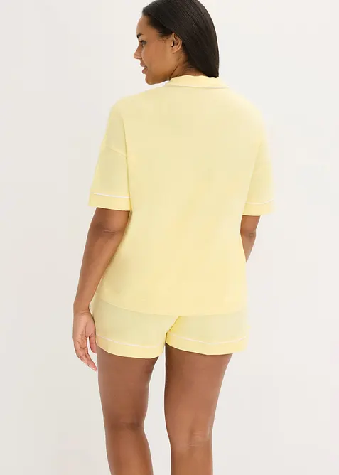 Kort pyjamas i myk viskoseblanding, bonprix
