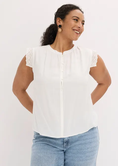 Bluse i viskose, bonprix