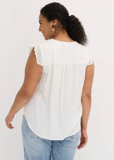 Bluse i viskose, bonprix