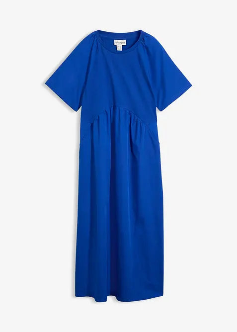 Midikjole i 100% bomull, bonprix