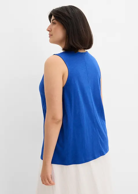 Singlet i 100% &oslash;kologisk bomull, bonprix
