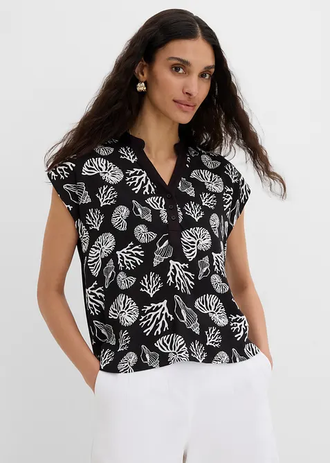 Bluse i myk viskose, bonprix