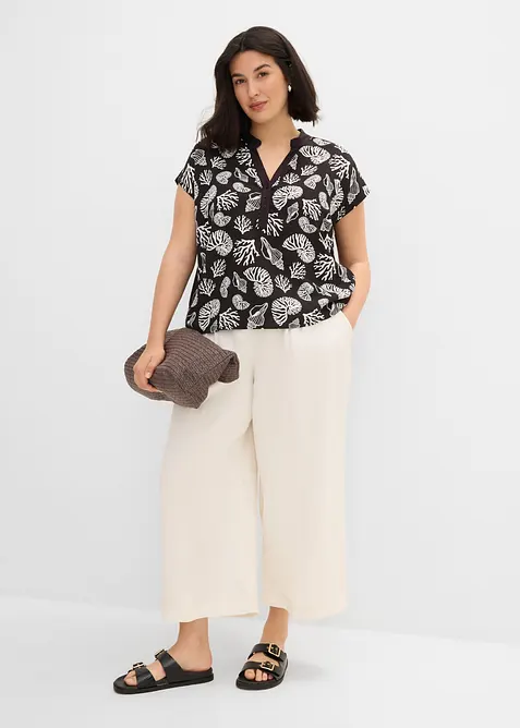 Bluse i myk viskose, bonprix