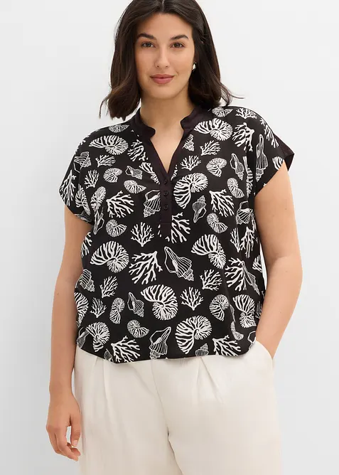 Bluse i myk viskose, bonprix