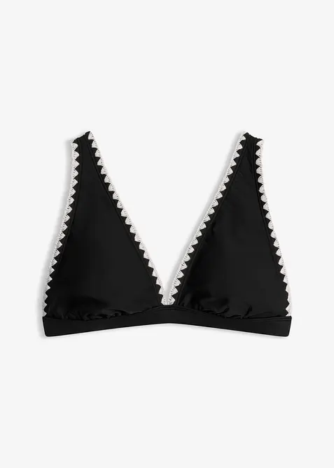Bikinitopp med broderi, bonprix