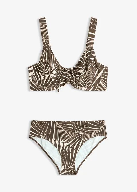Minimizer-bikini med vatterte skulderb&aring;nd, bonprix