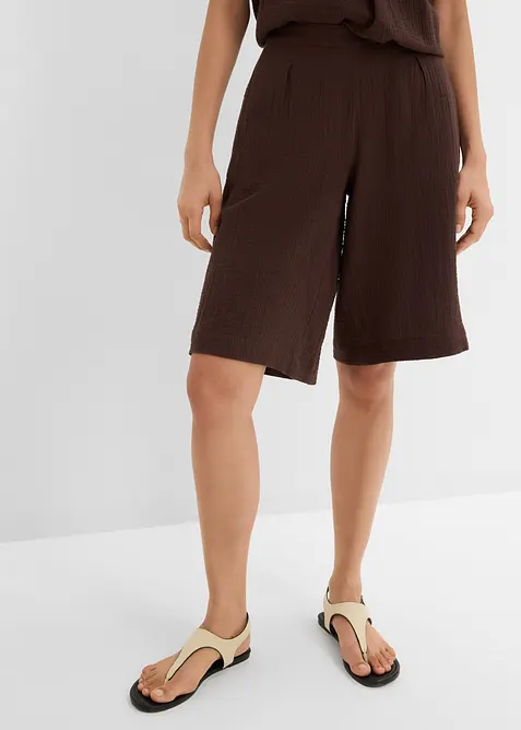 Pull on-bermudashorts i 100% bomull, bonprix