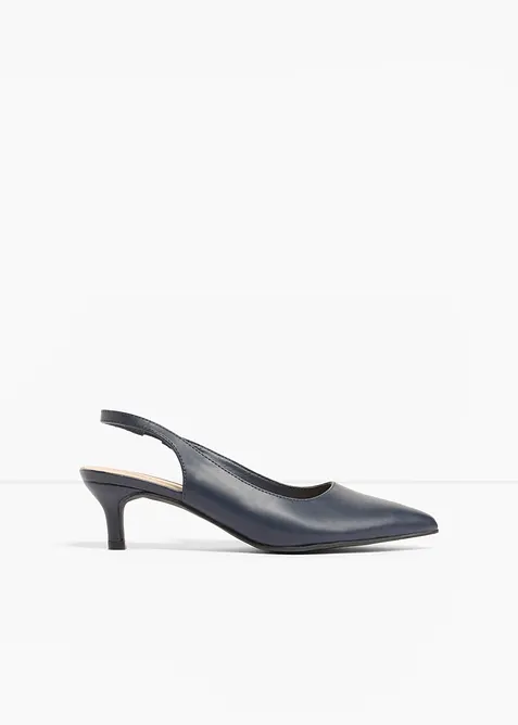 Slingbacks med kitten heels, bonprix
