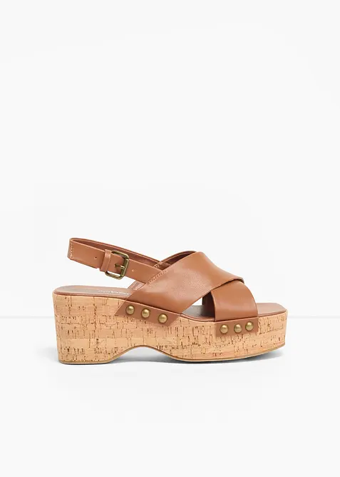 Kilesandaler i korkstil, bonprix