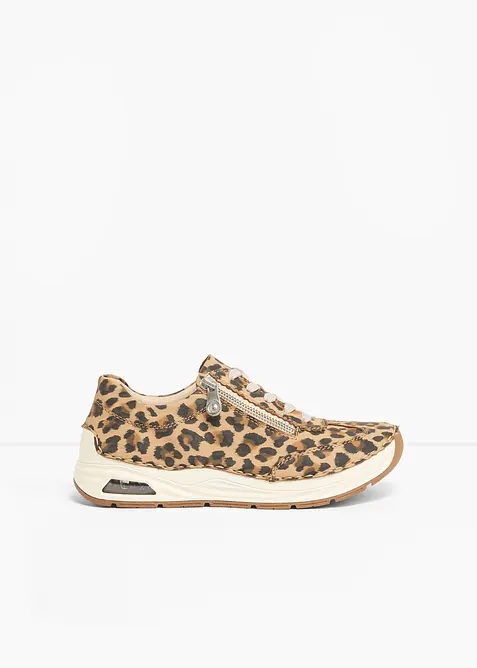 Komfortable sneakers med polstret inners&aring;le fra Rieker, Rieker