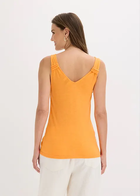 Jerseytopp i 100% viskose, bonprix