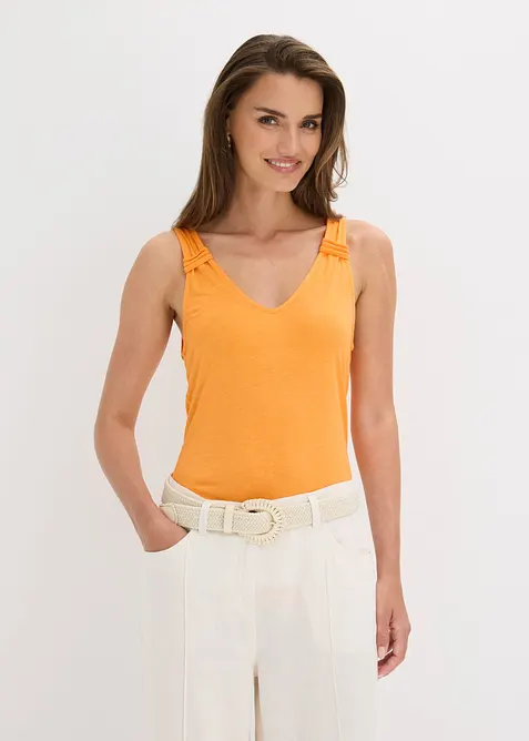 Jerseytopp i 100% viskose, bonprix