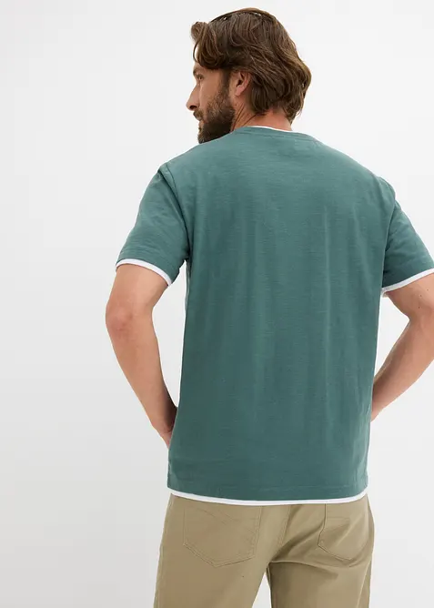 Slub T-skjorte, bonprix