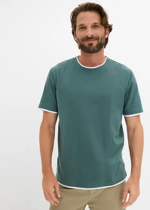 Slub T-skjorte, bonprix