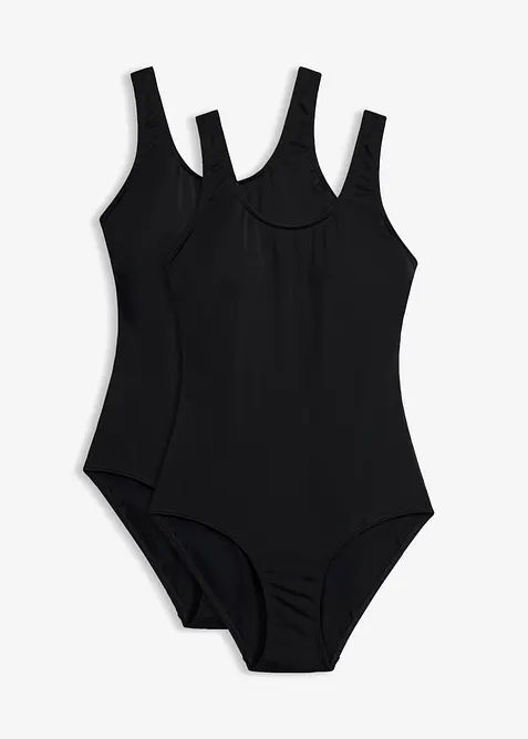Badedrakt i dobbelpakning (2-pack), bonprix