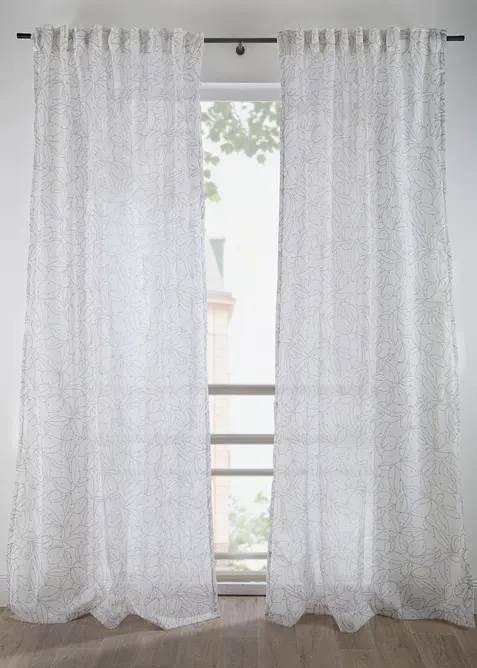 Gardin av b&aelig;rekraftig polyester (2-pack), bonprix