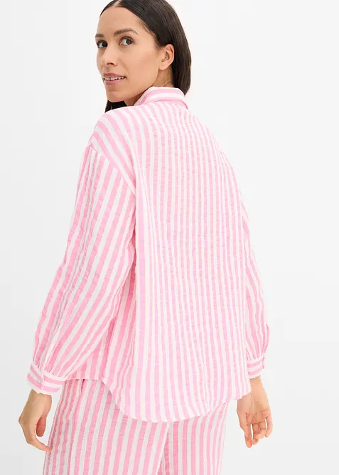 Musselin-bluse av 100% bomull, bonprix