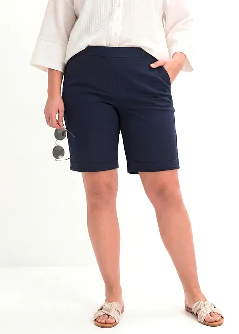 Bermudashorts i bomullsblanding, bonprix