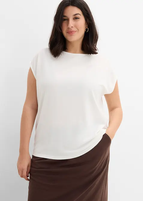 Oversized topp av myk viskosemiks, bonprix