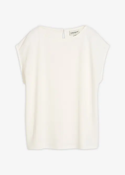 Oversized topp av myk viskosemiks, bonprix
