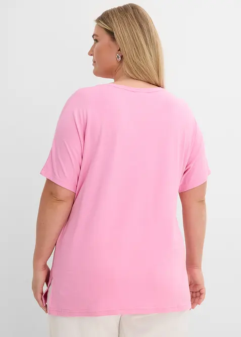 Boxy topp av myk viskose, bonprix