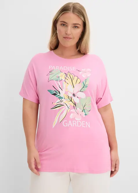 Boxy topp av myk viskose, bonprix