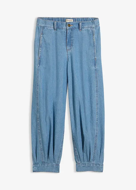 Ballongjeans Mid Waist, komfortlinning, bonprix