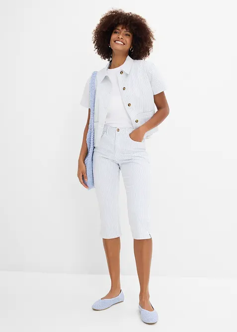 Caprijeans Mid Waist, bonprix