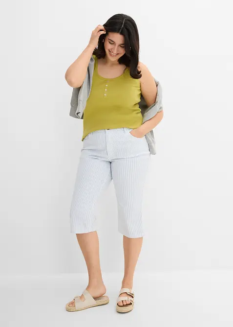 Caprijeans Mid Waist, bonprix
