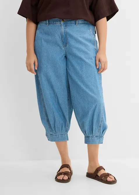Ballongjeans Mid Waist, komfortlinning, bonprix