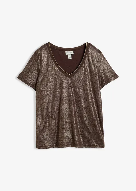 Lintopp med lurex, bonprix