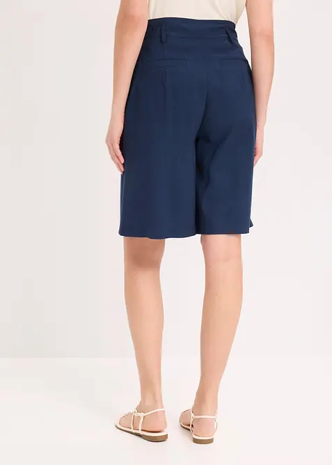 Bermudashorts i viskose med mykt fall, bonprix