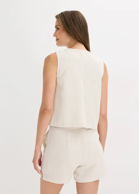 Vest med rund hals, bonprix